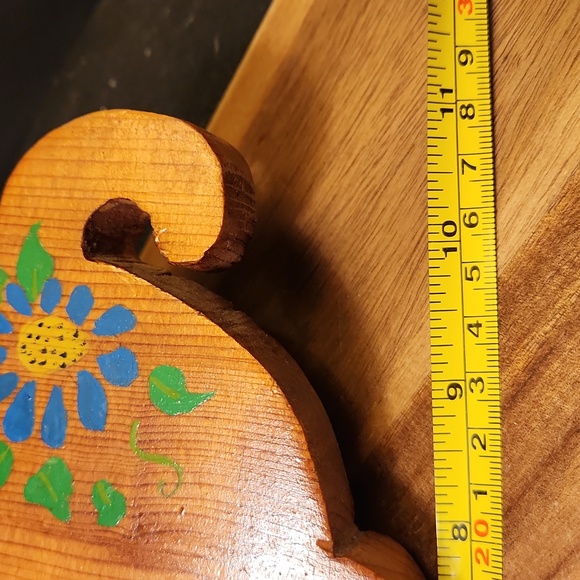 Vintage Wooden Dog Doorstop 7" x 11"Handcrafted 1990s - Picture 6 of 6